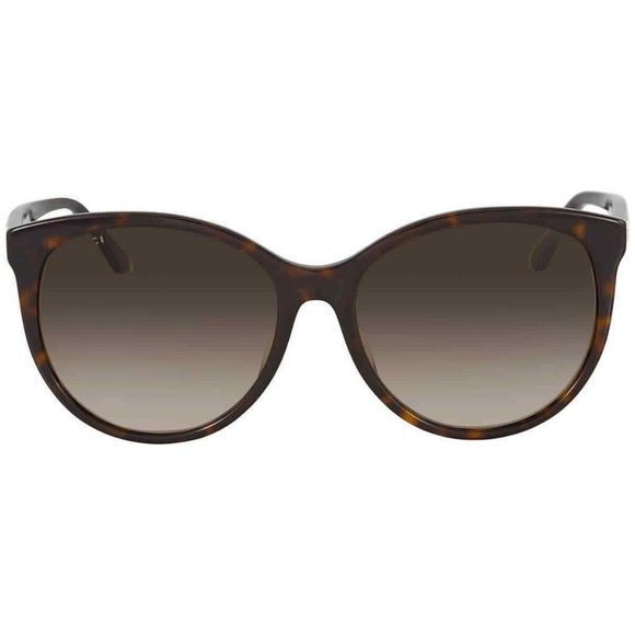NEW Gucci Brown Round Women\'s Sunglasses